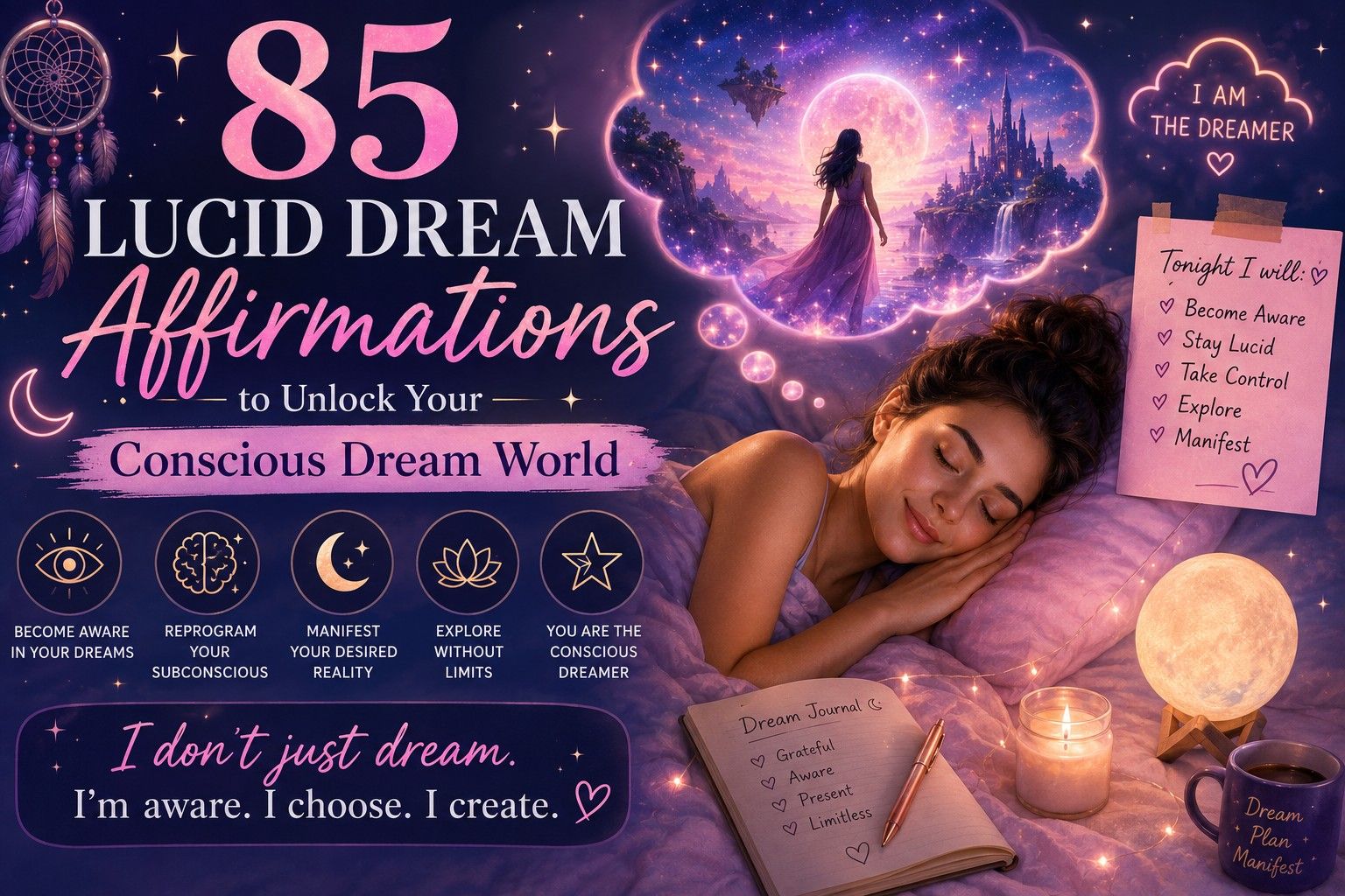 85 Lucid Dream Affirmations for Conscious Dreaming