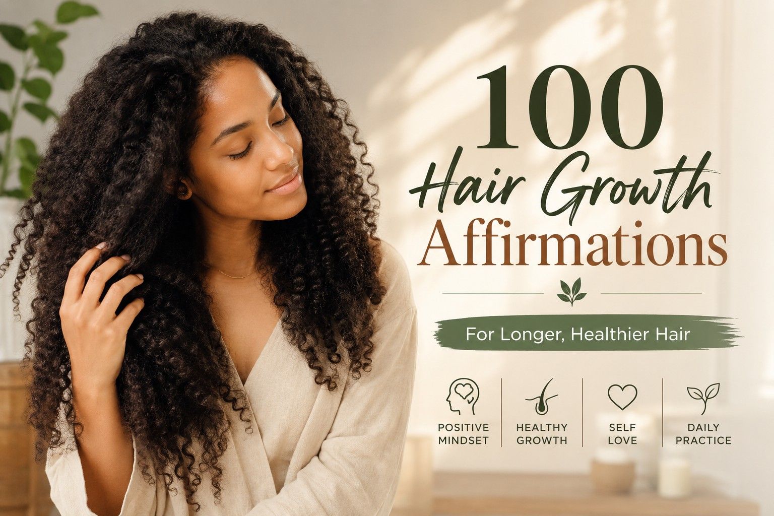 100 Affirmations for Hair Growth That Actually Work
