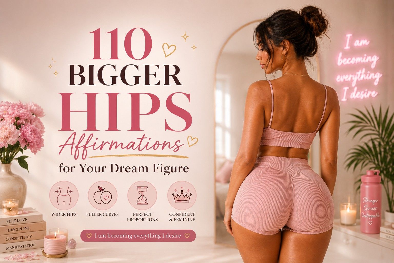 100+ Bigger Hips Affirmations for Your Dream Figure