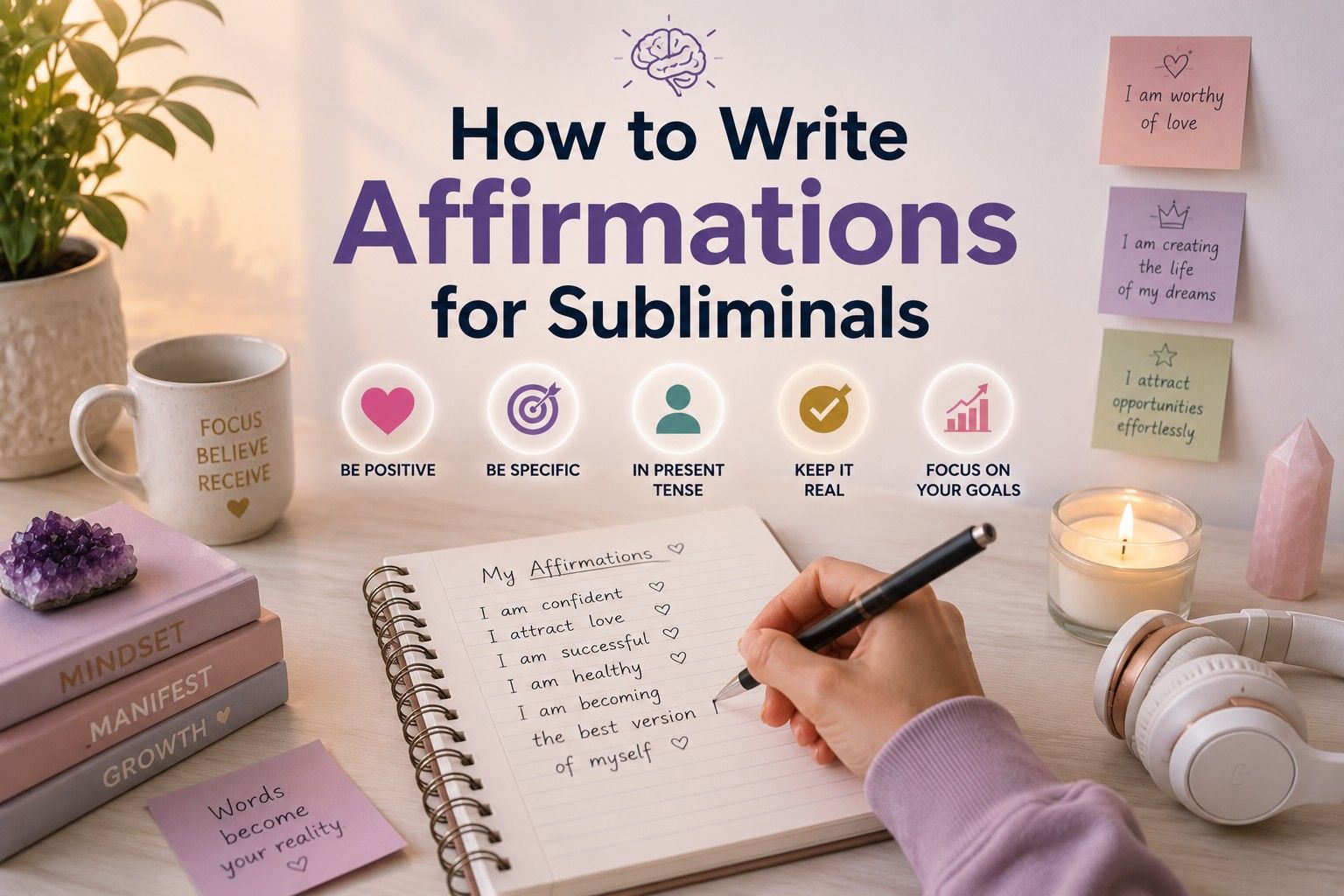 How to Write Affirmations for Subliminals