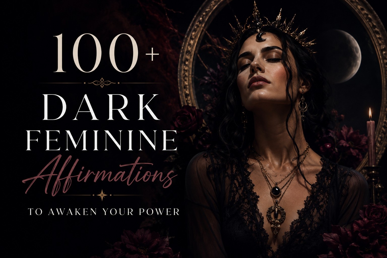 100+ Dark Feminine Affirmations to Awaken Your Power