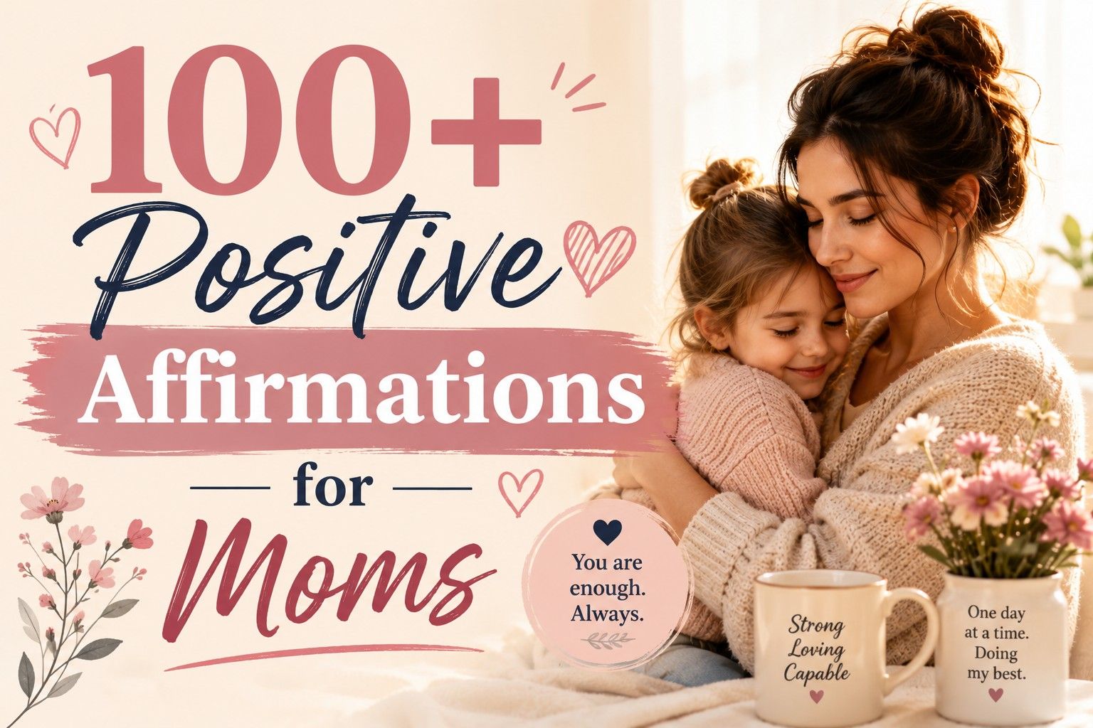 100+ Positive Affirmations for Moms (You Are Enough)