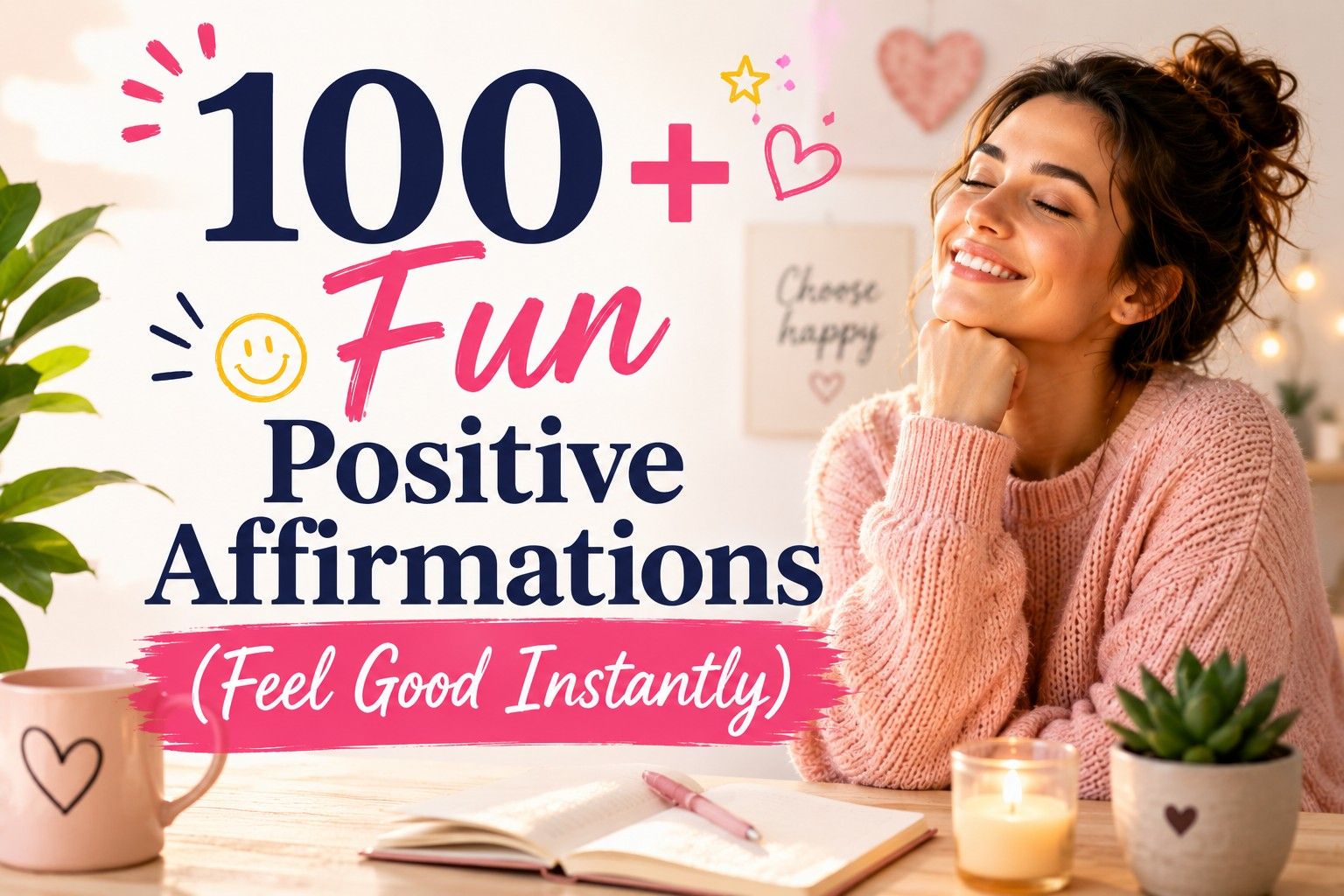 100+ Fun Positive Affirmations (Feel Good Instantly)