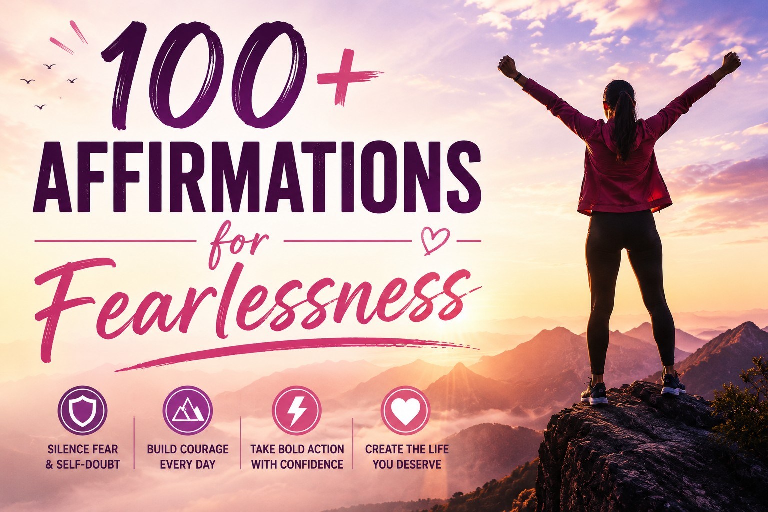 100+ Affirmations for Fearlessness (Overcome Your Fears)